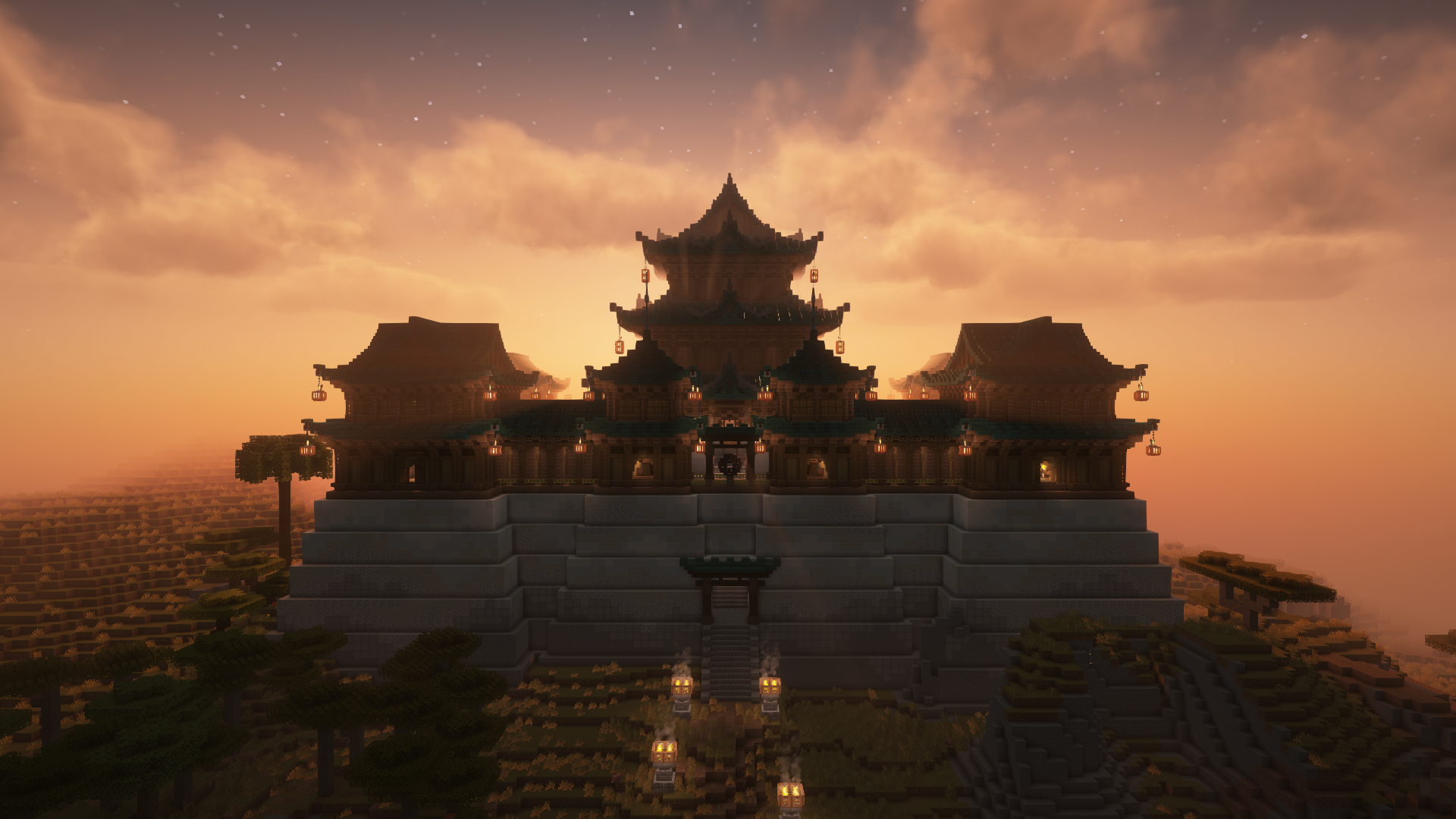 Japanese fort build from Future SMP season 2
